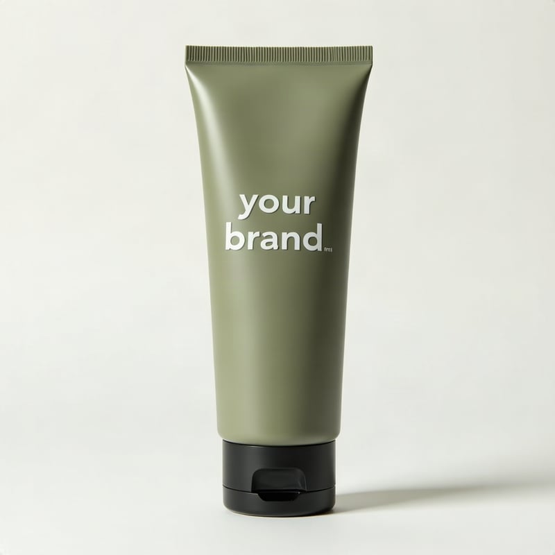 Foot Cream, colour finish, label reads Your Brand