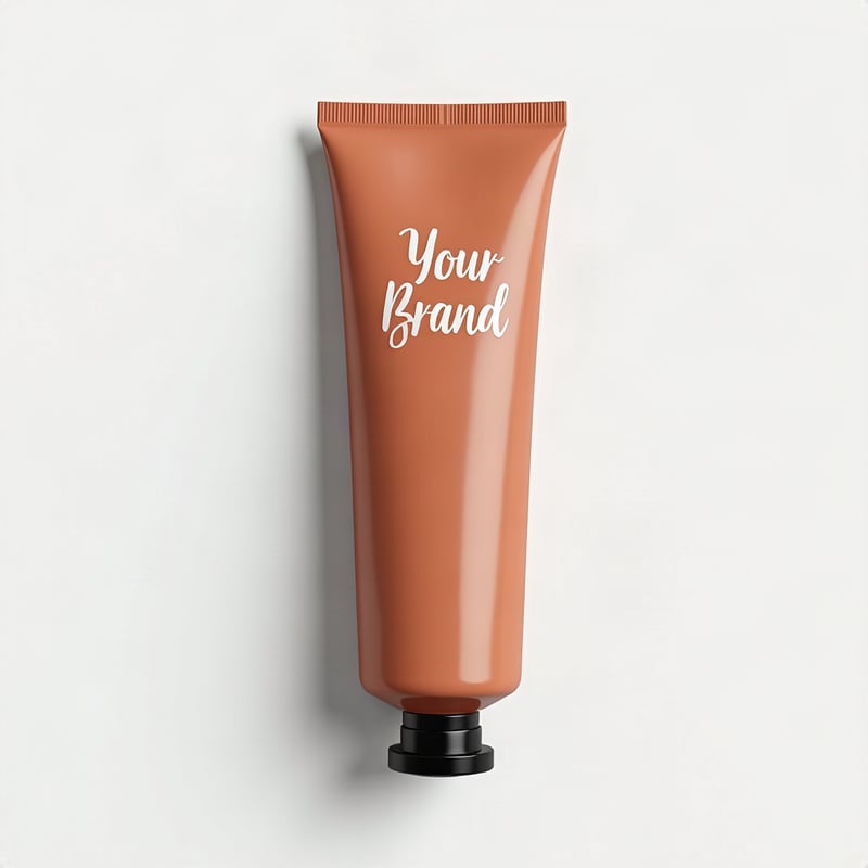 Hand Cream, colour finish, label reads Your Brand